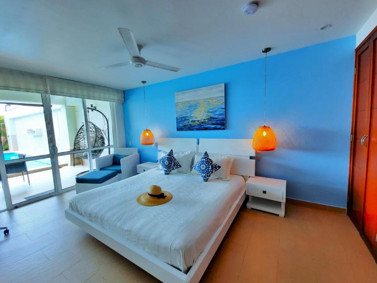 Beach Villa Sol & Mar Cartagena, Beachfront & Private Pool المظهر الخارجي الصورة